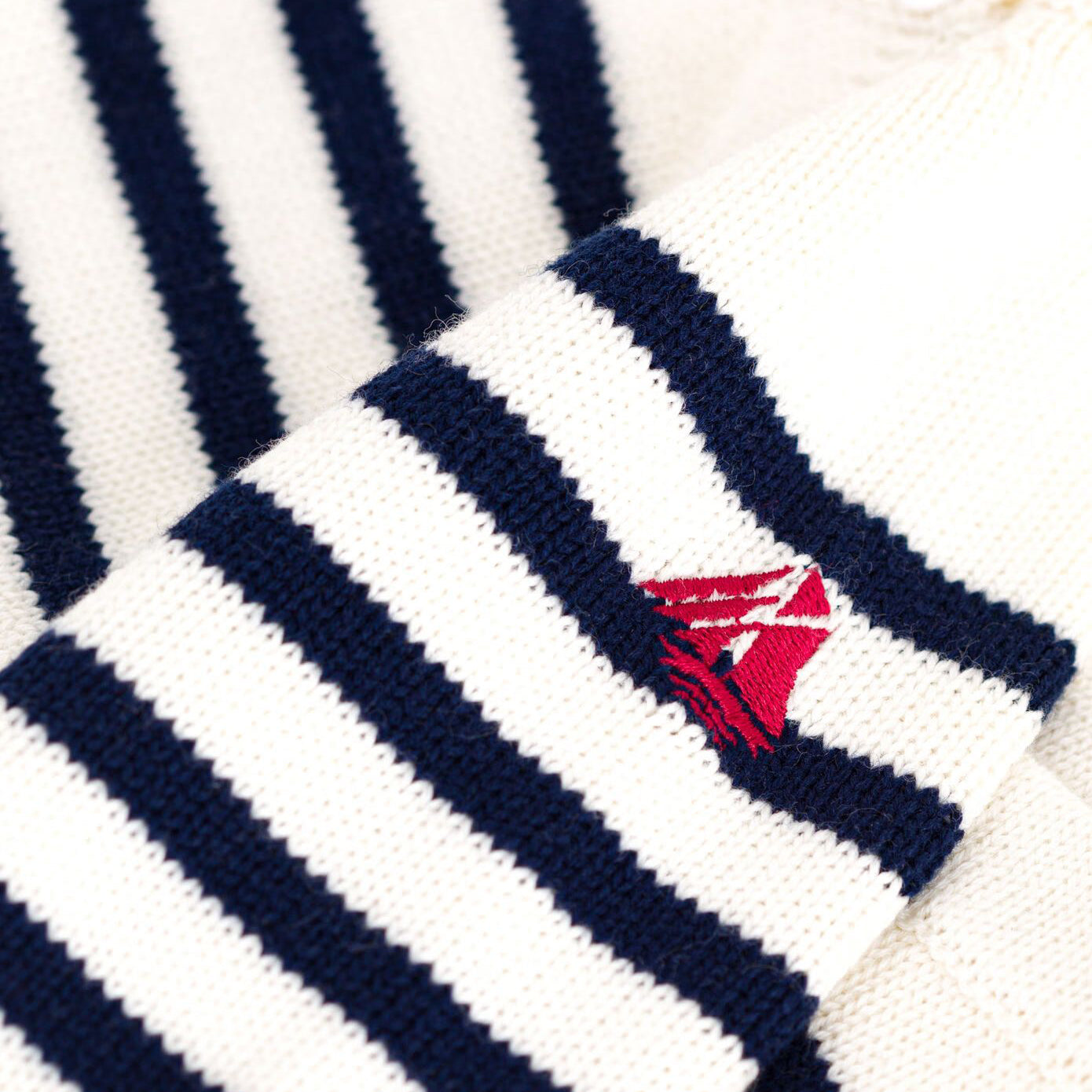Baby Boys & Girls White Stripes Wool Set