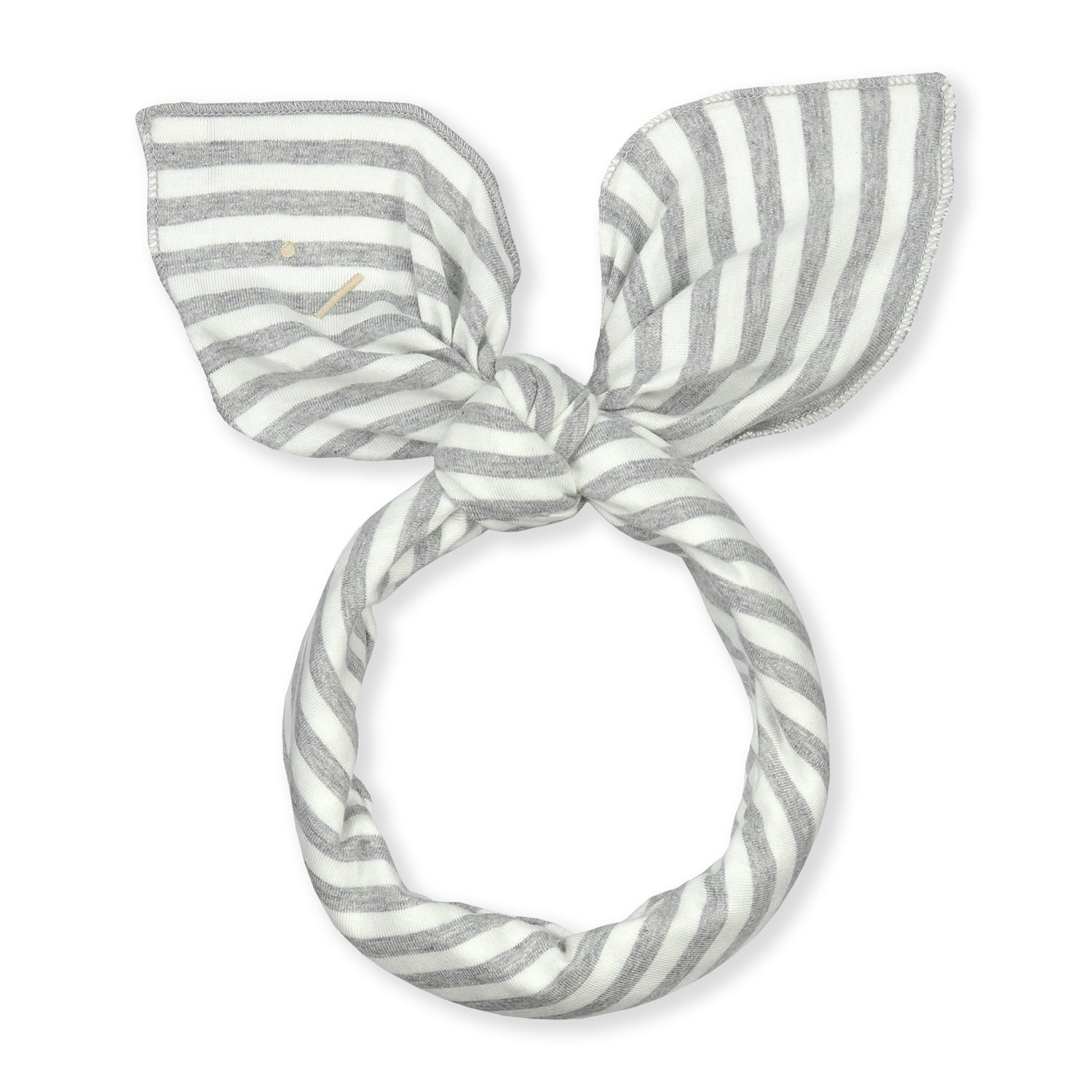 Girls Grey Stripes Cotton Scarf