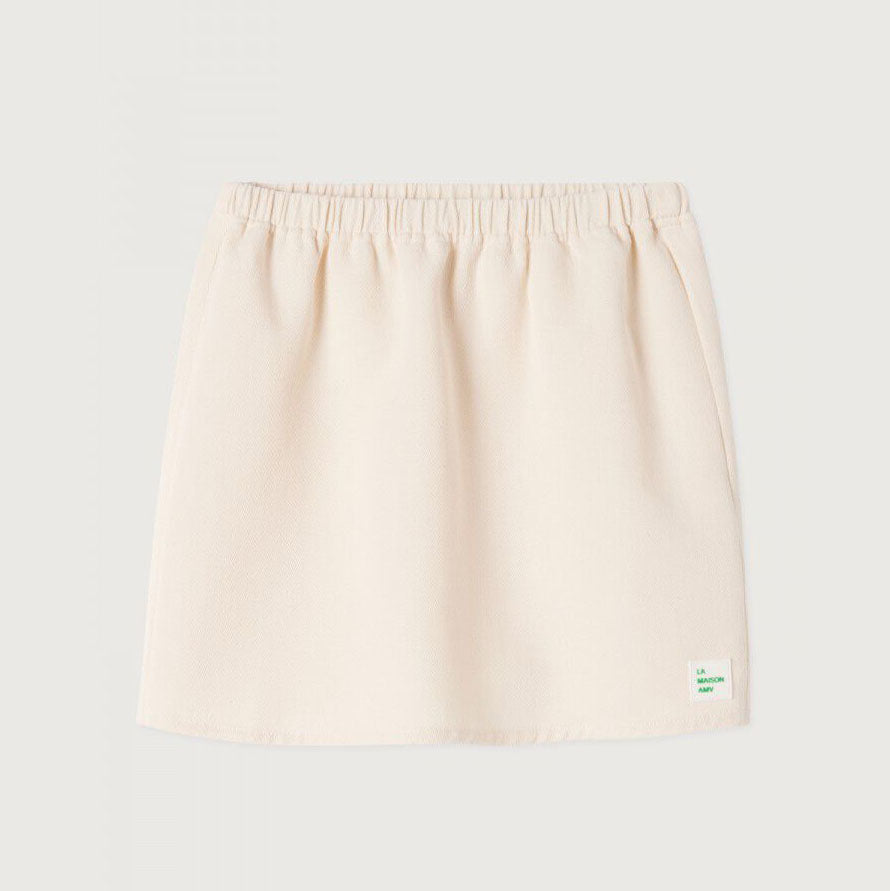 Women White Cotton Skirt