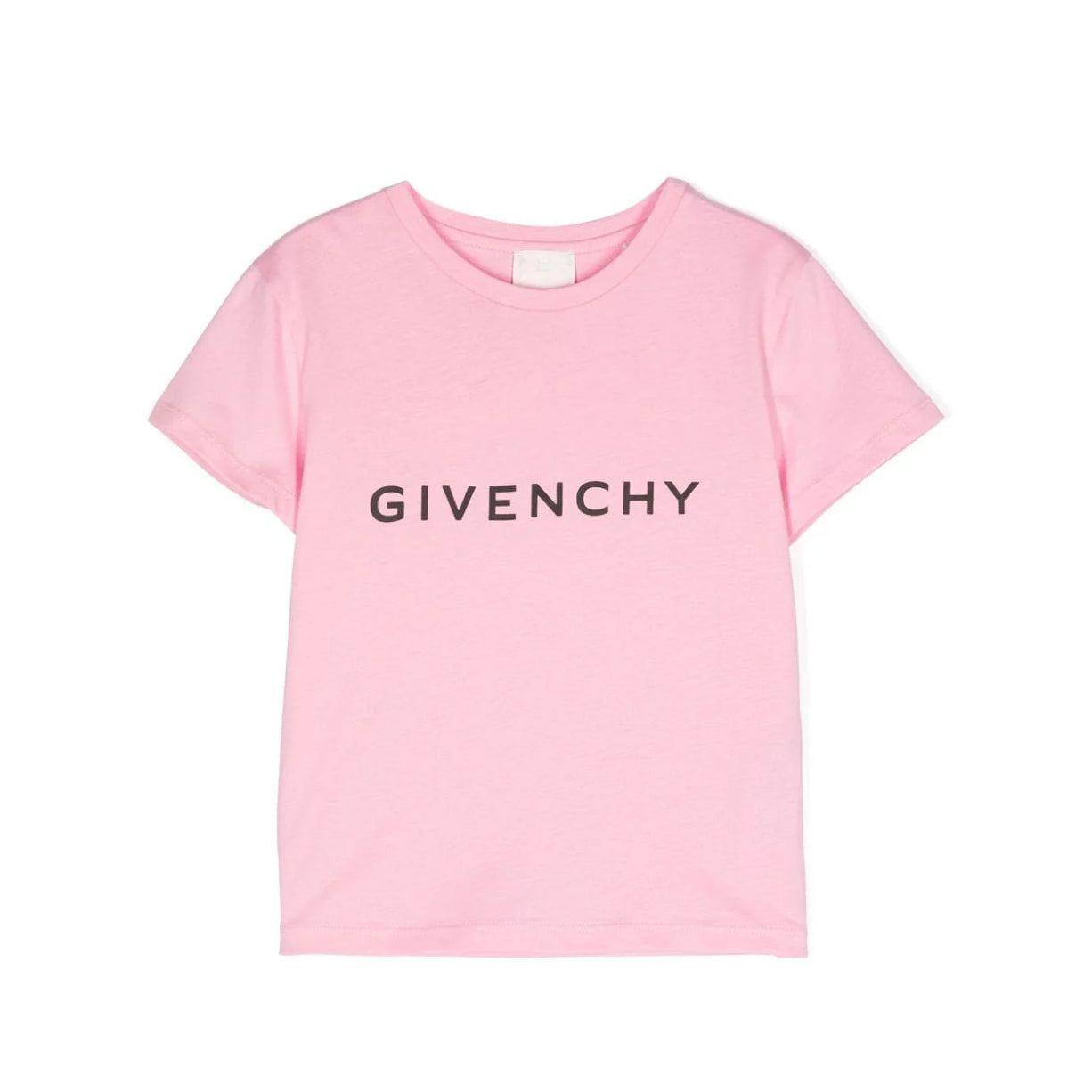 Girls Pink Logo Cotton T-Shirt