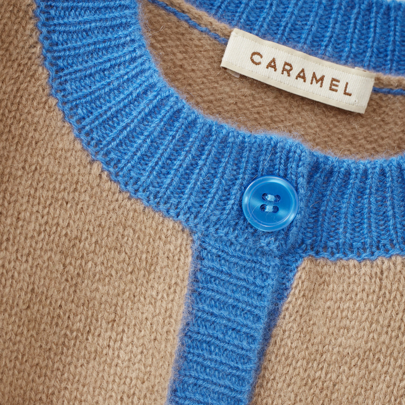 Boys & Girls Camel Cashmere Cardigan