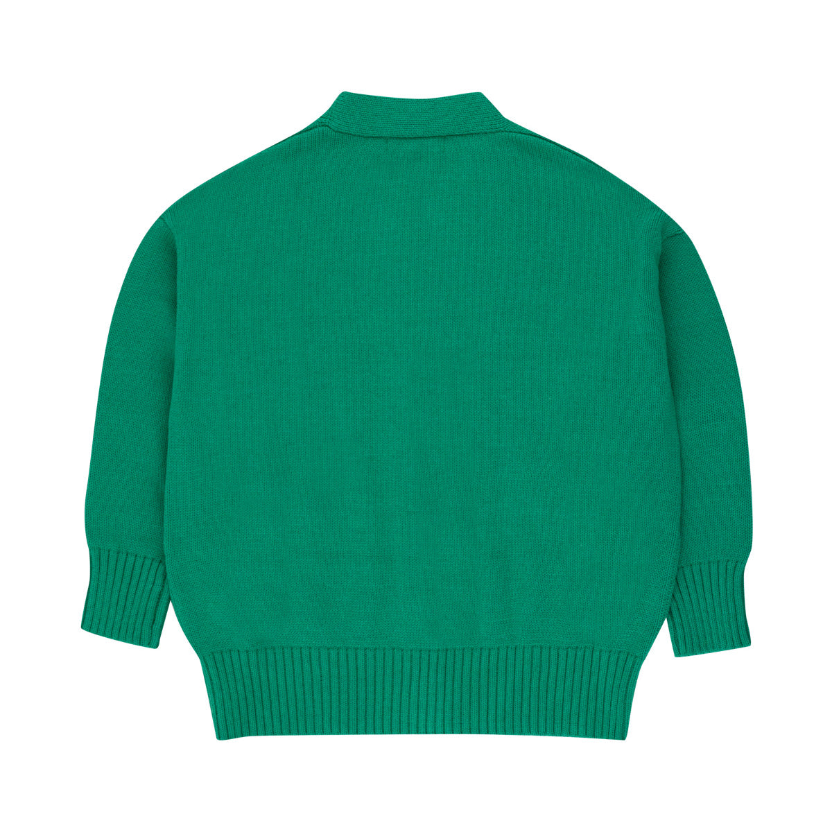 Boys & Girls Green Poodle Cardigan