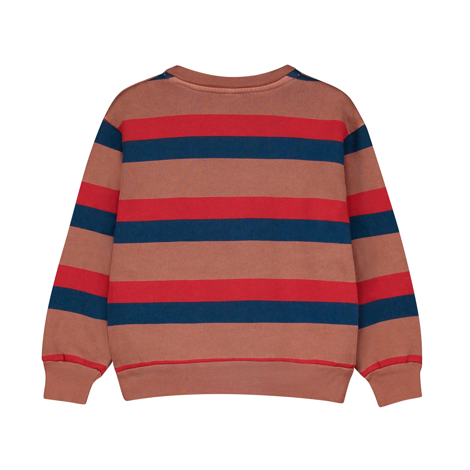 Boys & Girls Brown Stripes Cotton Sweatshirt