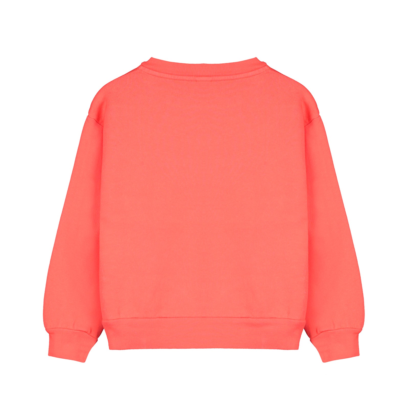 Boys & Girls Red Logo Cotton Sweatshirt