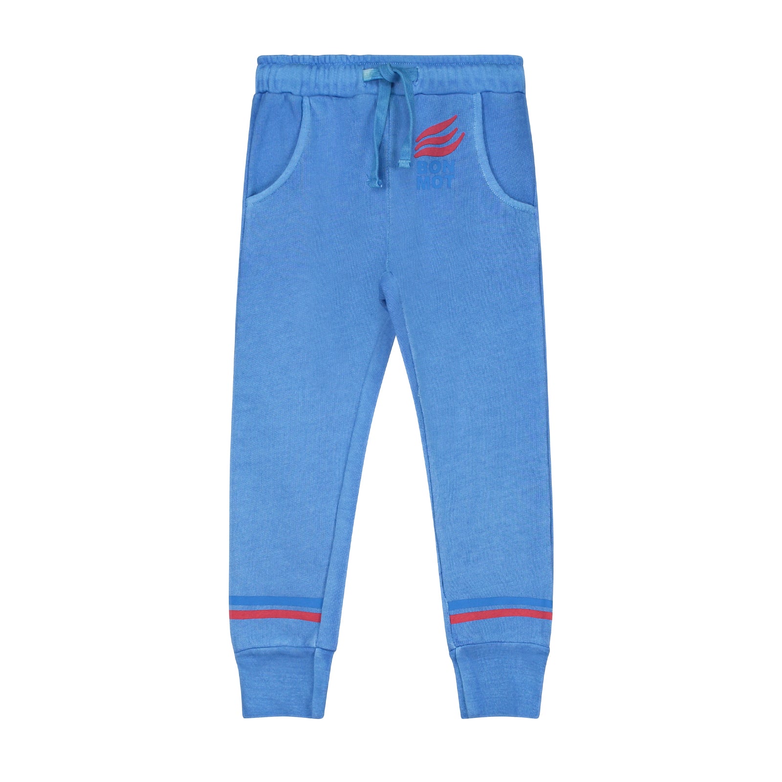 Boys & Girls Blue Cotton Trousers