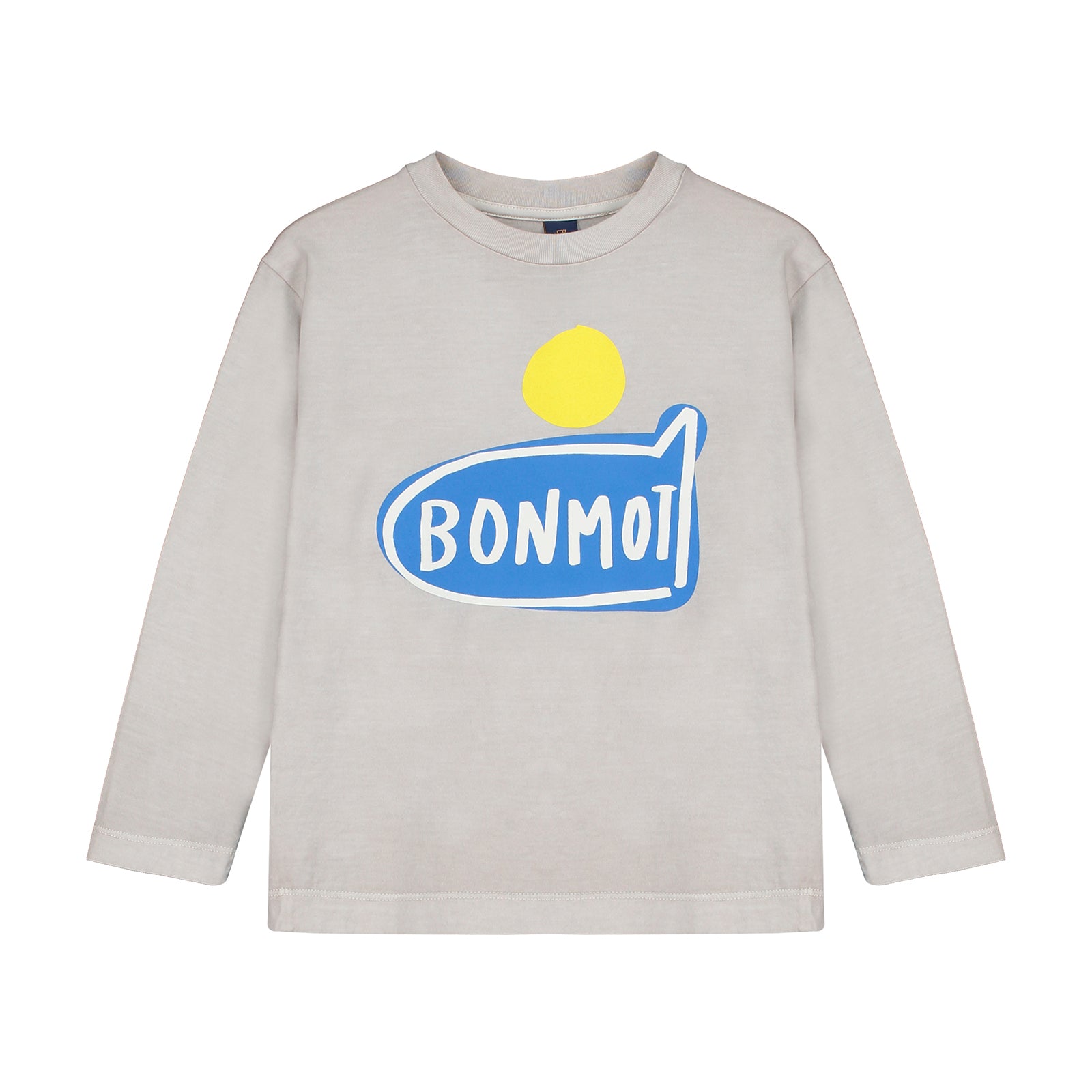 Boys & Girls Grey Logo Cotton T-Shirt