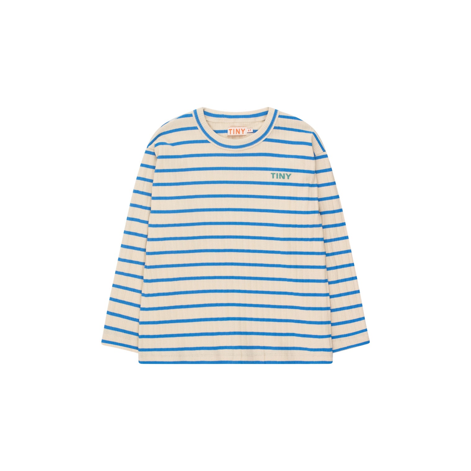 Boys & Girls Blue Stripes Cotton T-Shirt