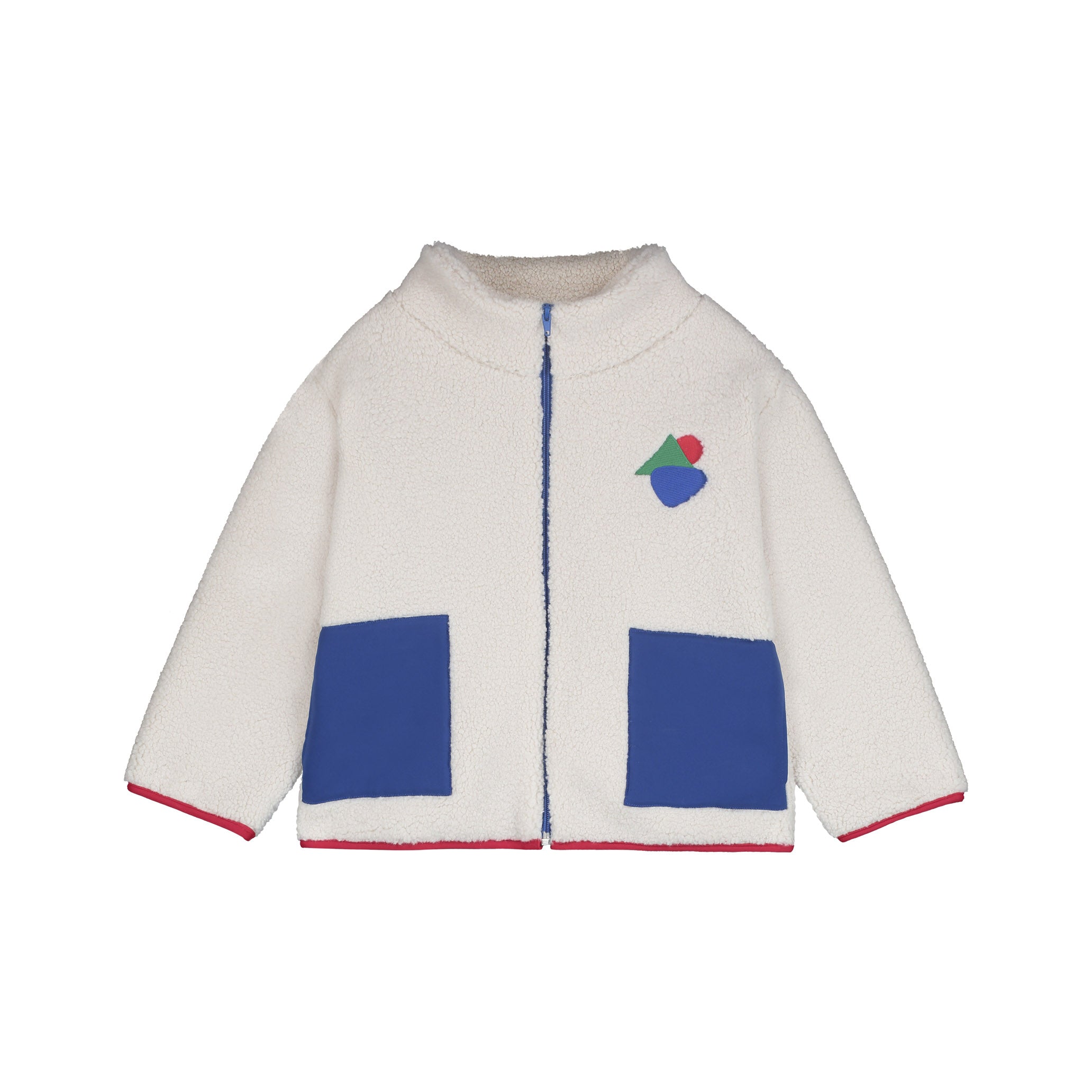 Boys & Girls White Fleece Jacket