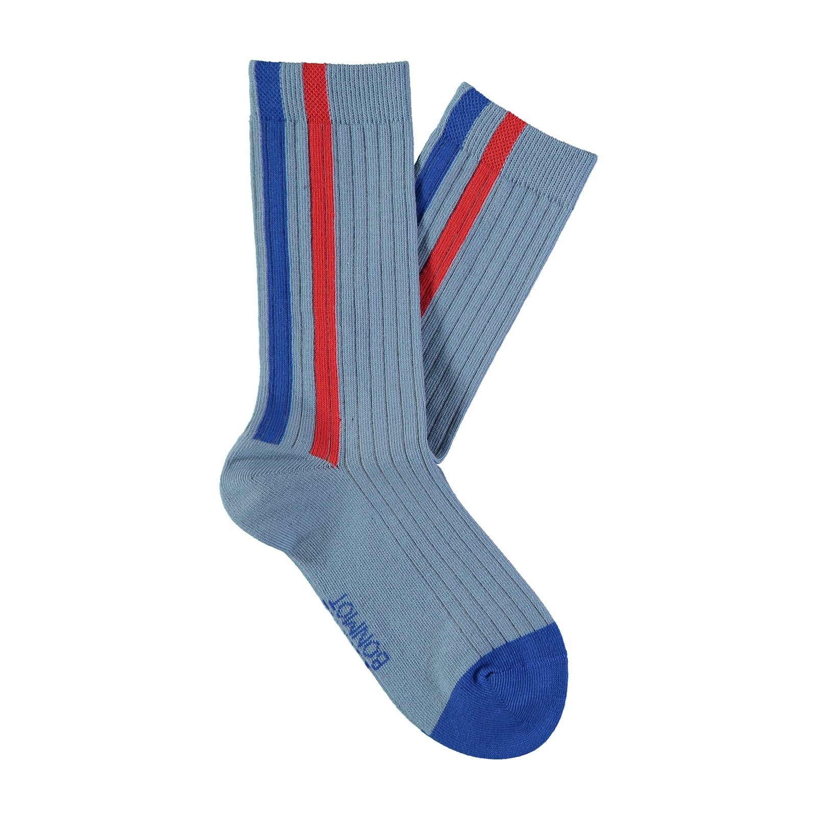 Boys & Girls Light Blue Cotton Socks