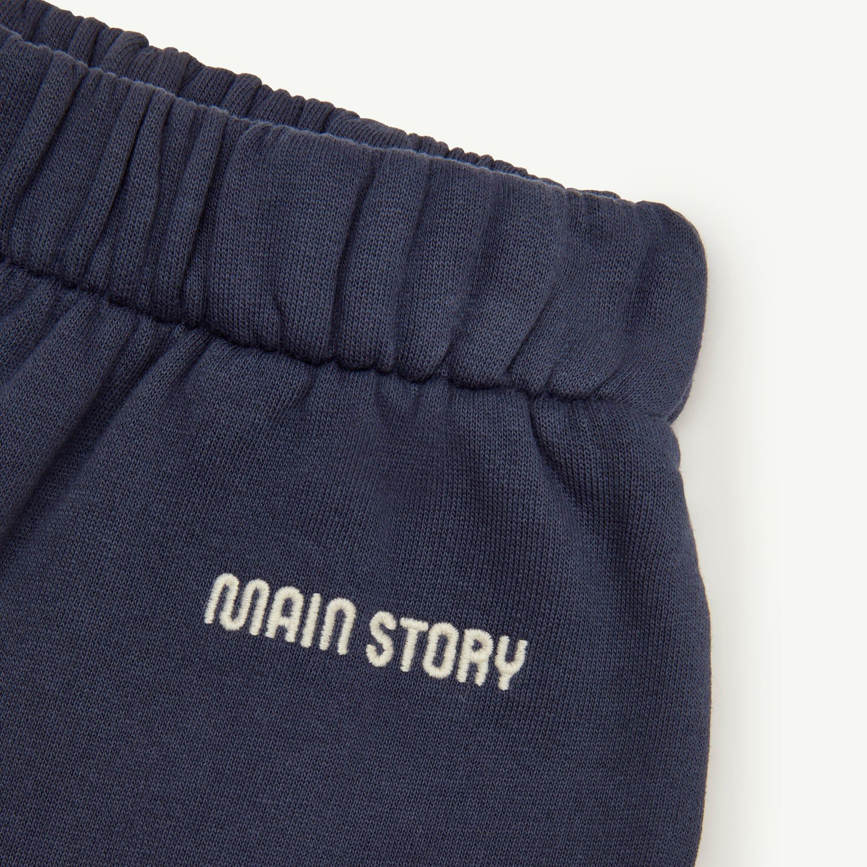 Boys & Girls Grey Blue Cotton Trousers