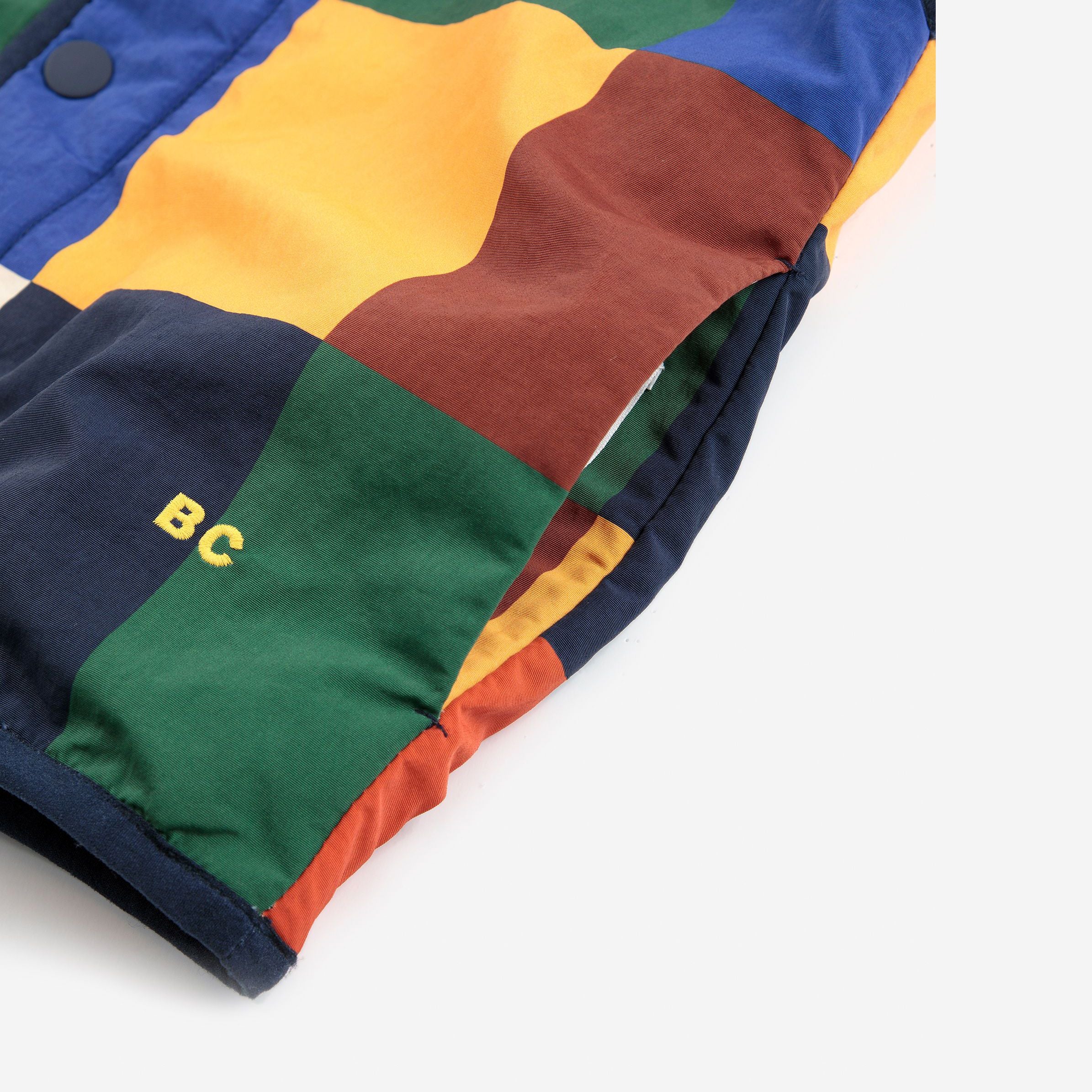 Boys & Girls Multicolor Check Reversible Gilet
