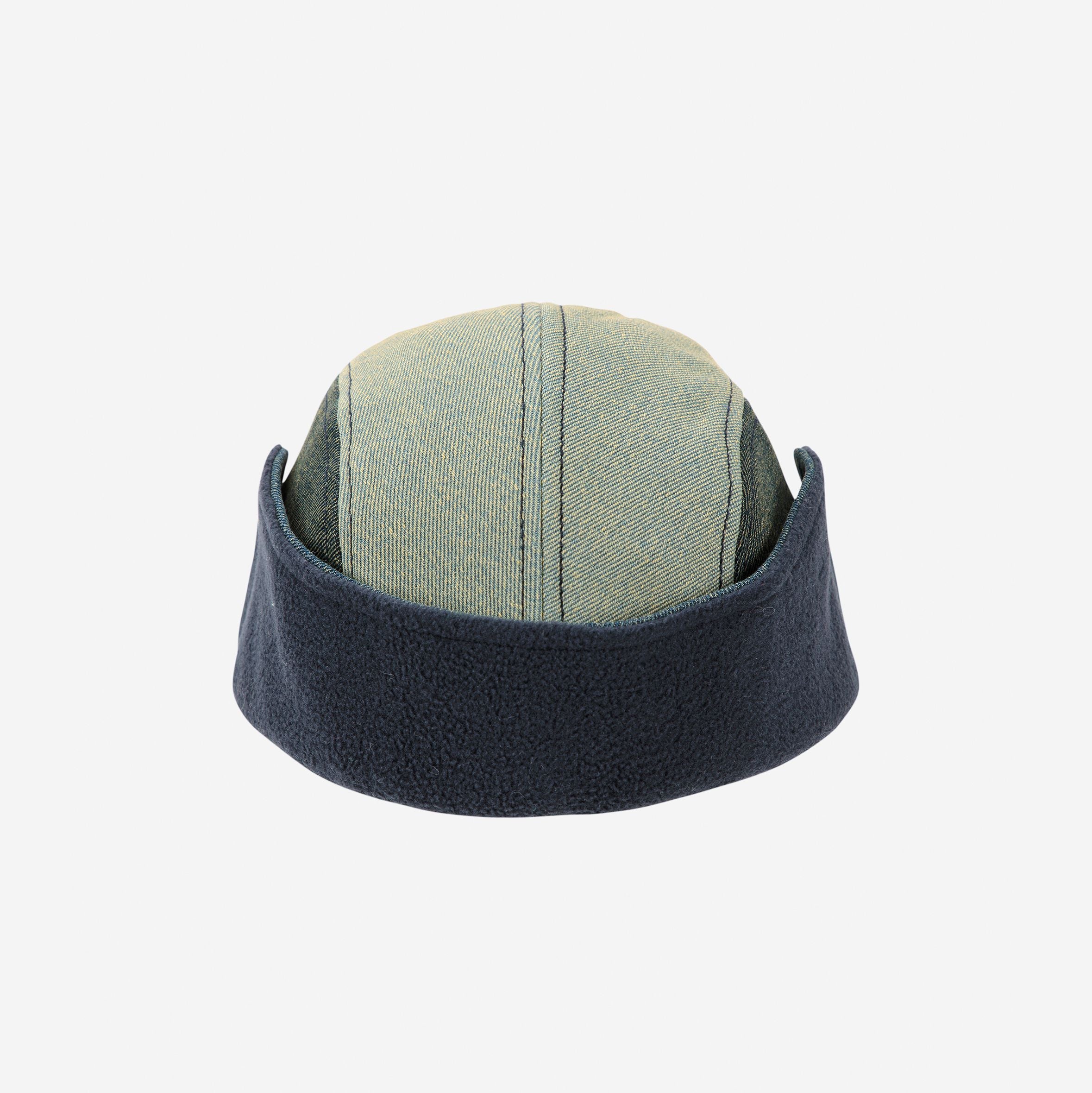 Boys Blue Embroidered Logo Denim Cap