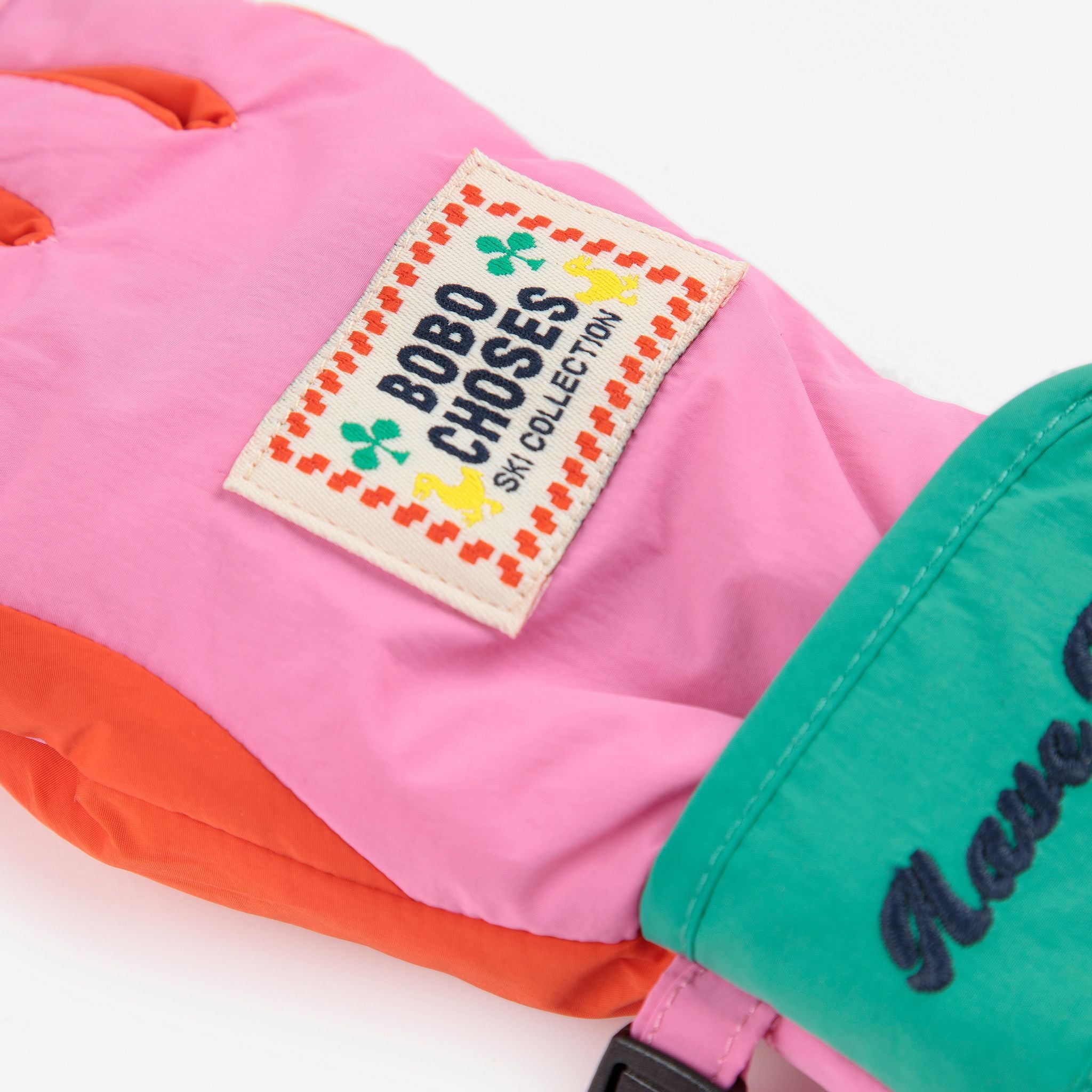 Girls Pink Ski Gloves