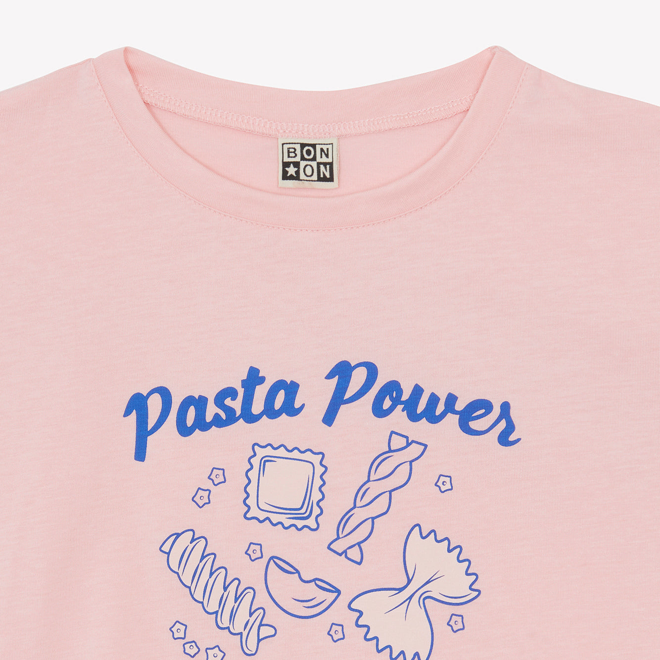Girls Light Pink Printed Cotton T-Shirts