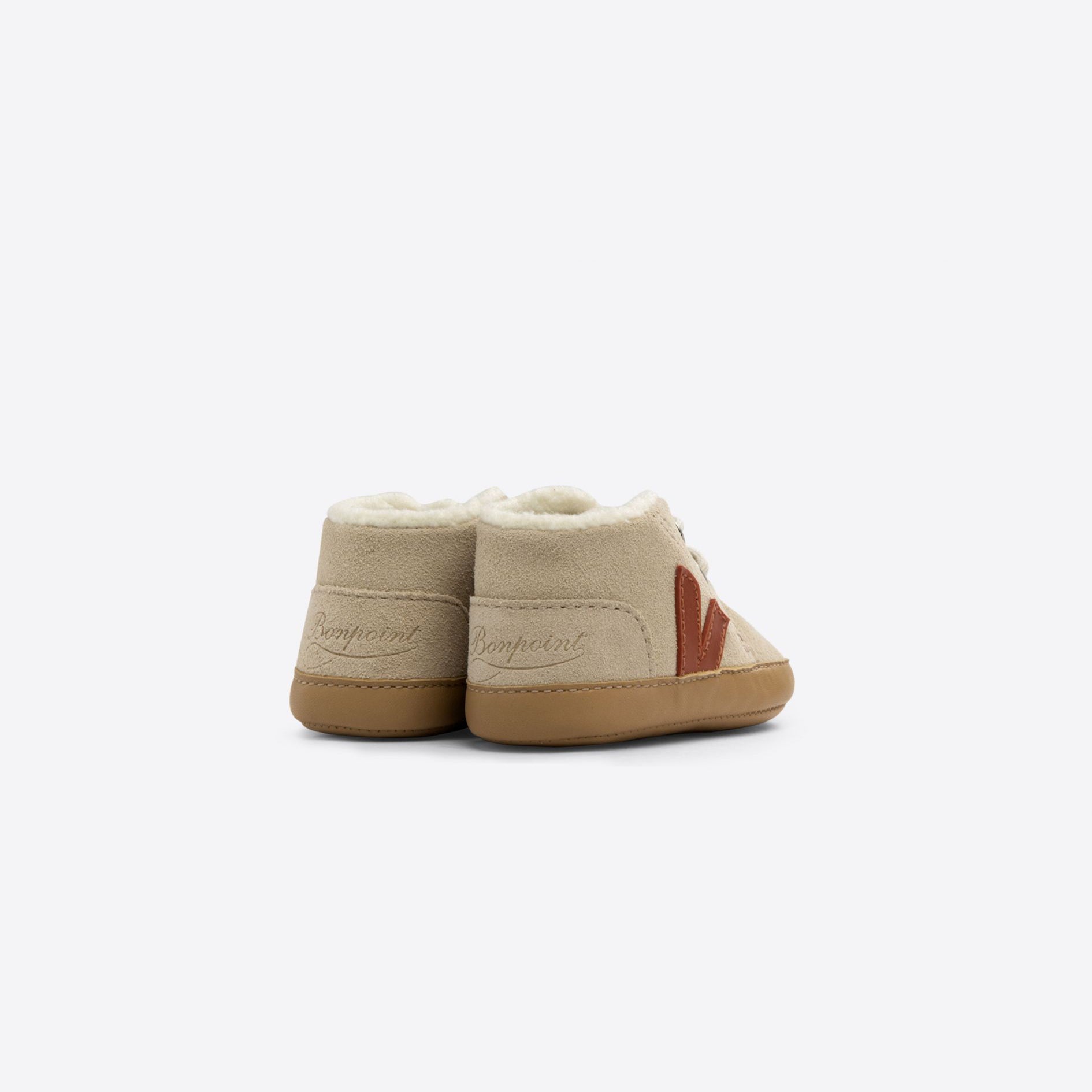 Baby Boys & Girls Beige Suede Shoes