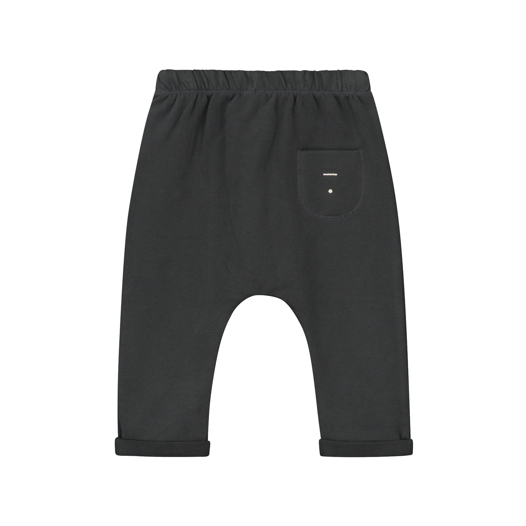 Baby Boys & Girls Black Cotton Trousers