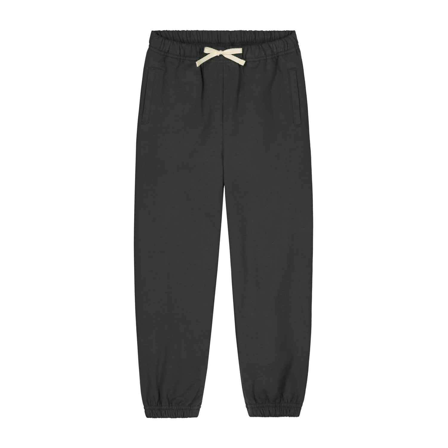 Boys & Girls Black Cotton Trousers