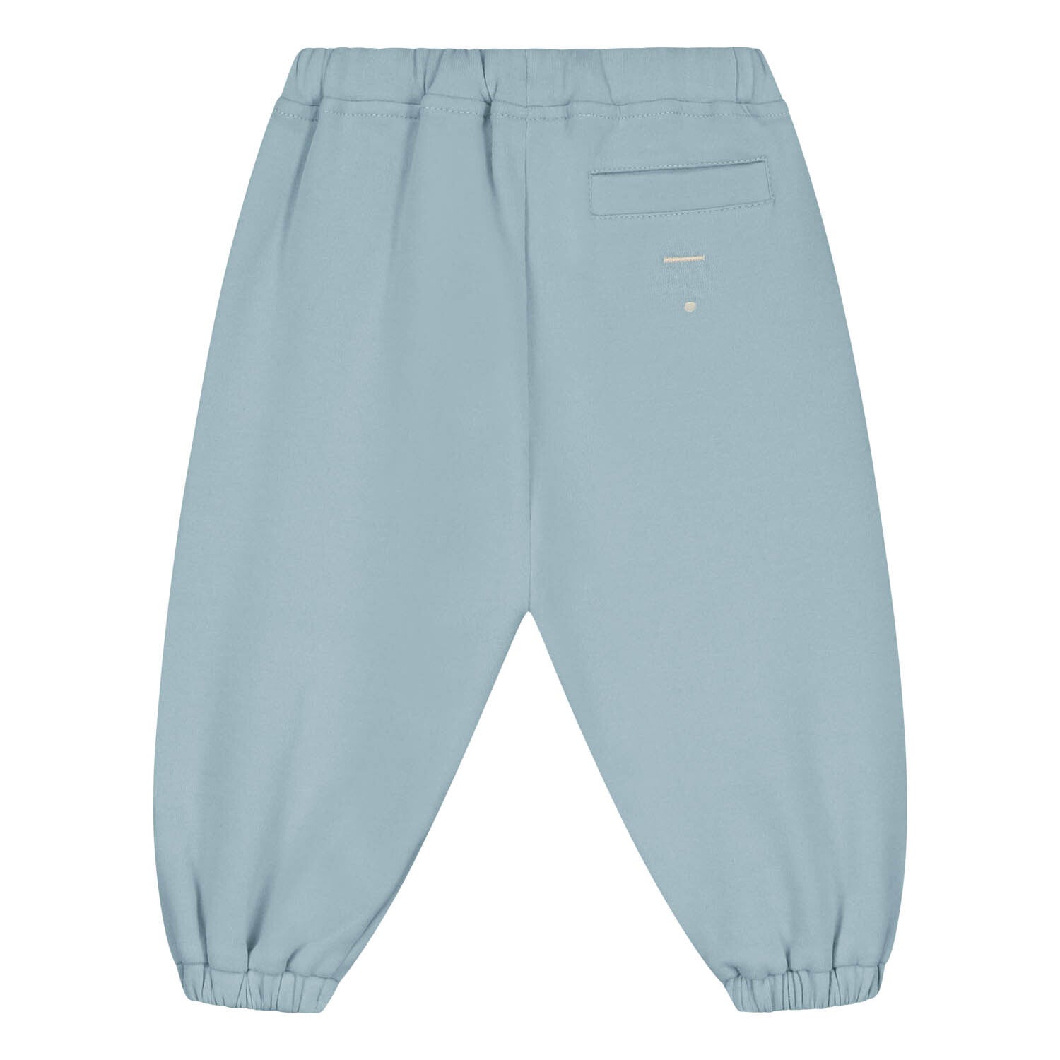Baby Boys & Girls Sky Blue Cotton Trousers