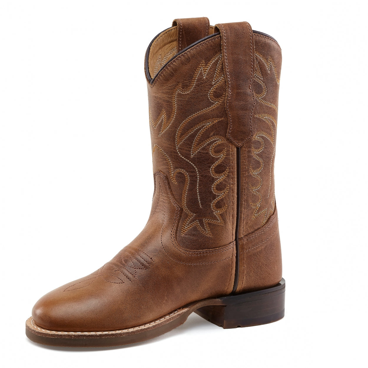 Girls Brown Cowboy Boots