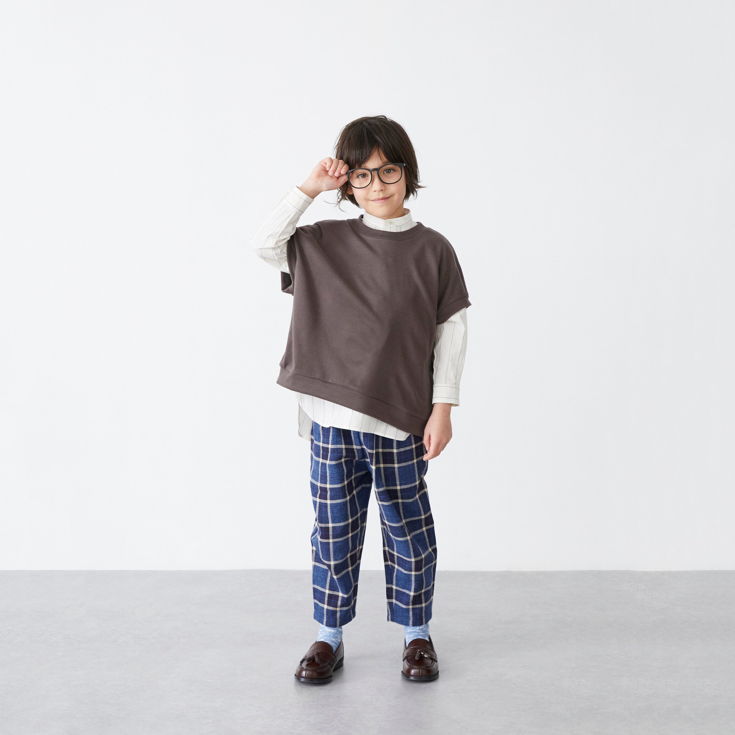 Boys & Girls Brown Vest