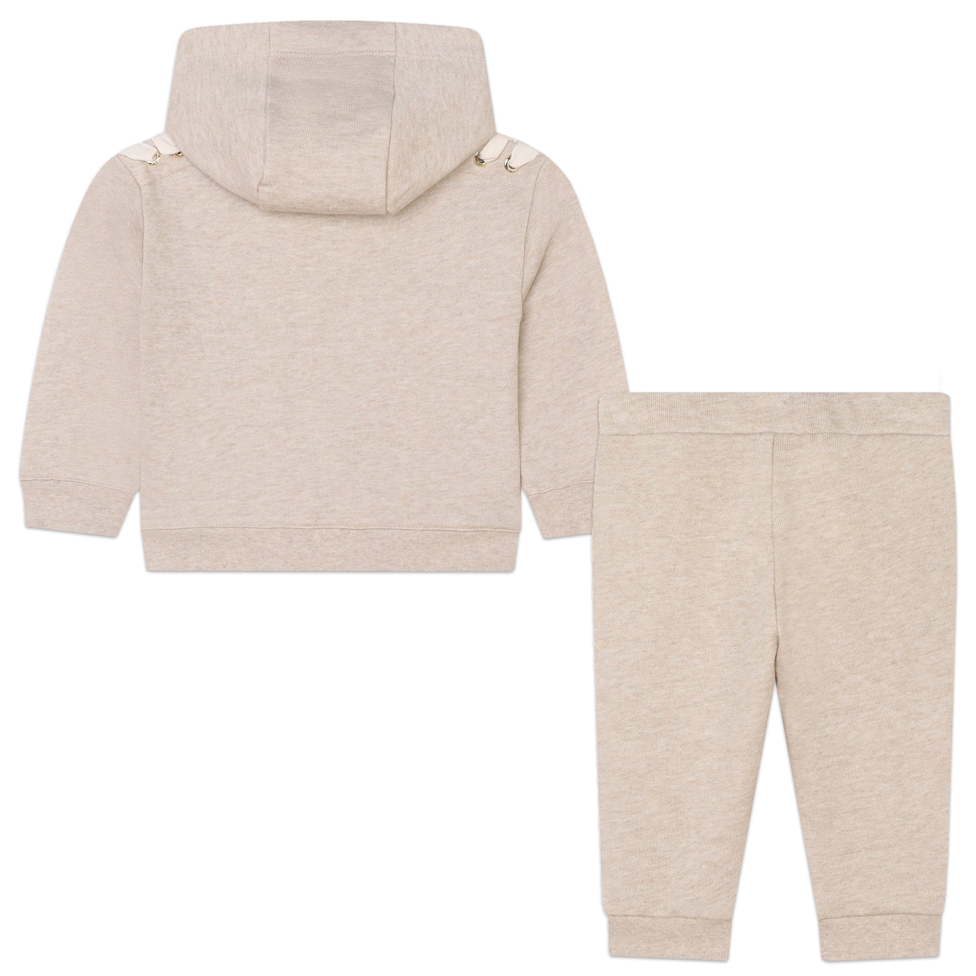 Baby Girls Beige Cotton Set