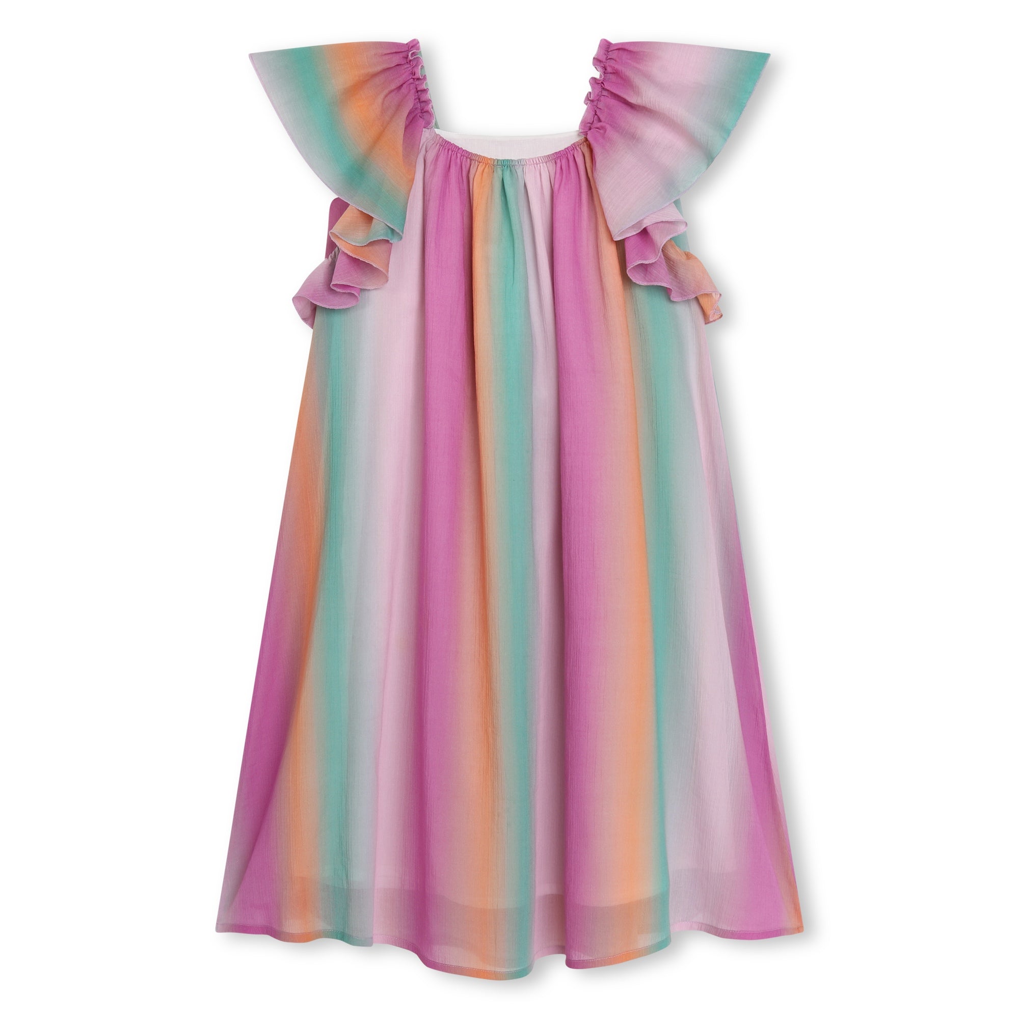 Girls Multicolor Cotton Dress