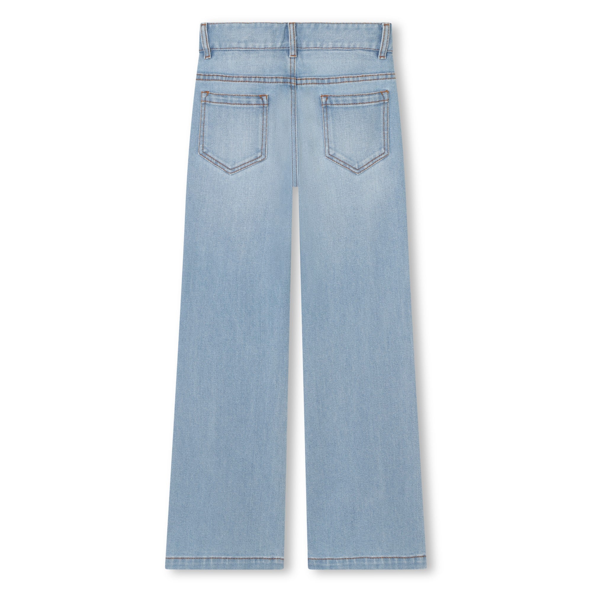 Girls Light Blue Denim Trousers