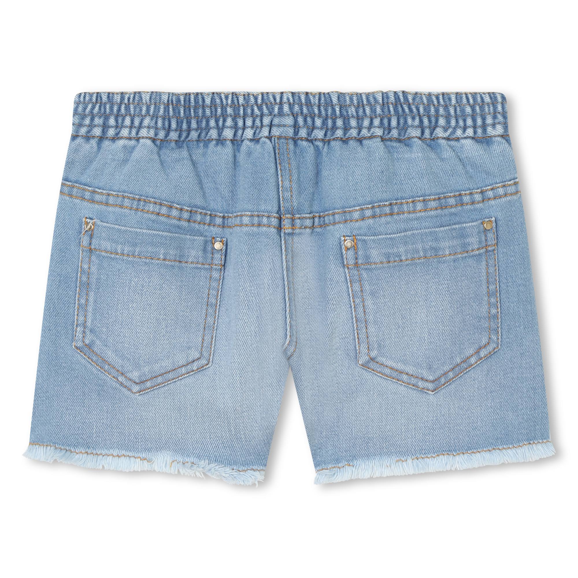 Girls Blue Denim Shorts