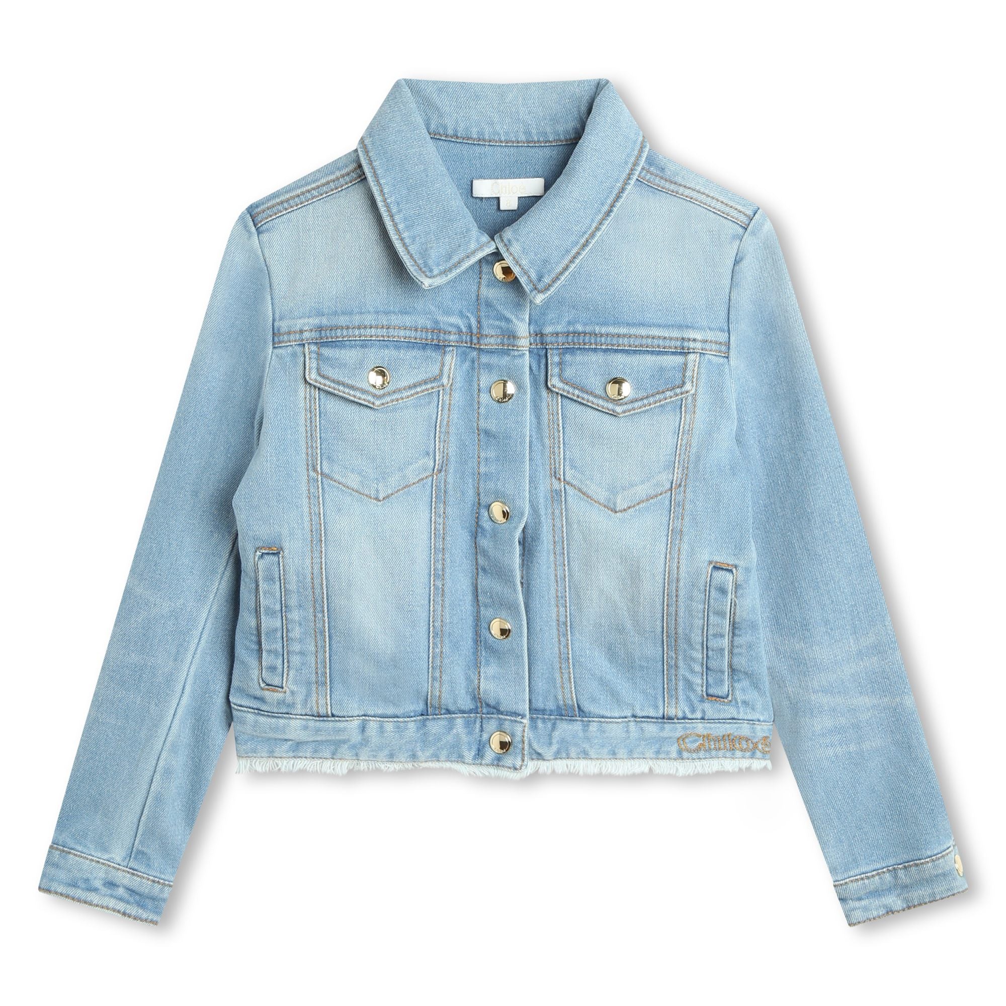 Girls Light Blue Denim Jacket