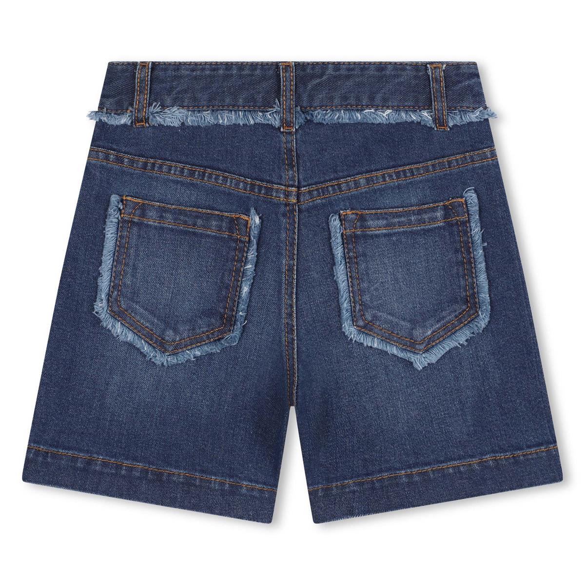 Girls Blue Denim Shorts