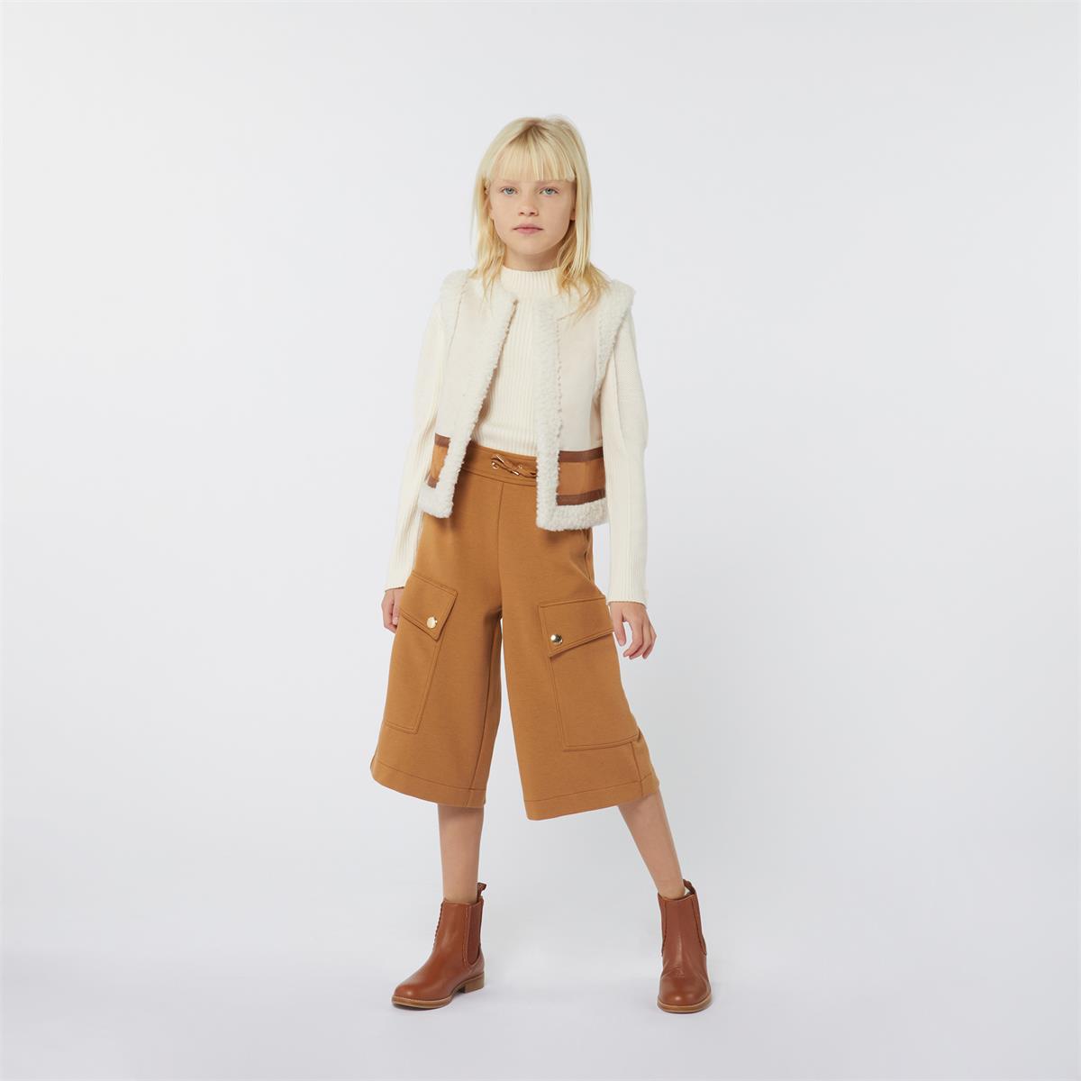 Girls Brown Trousers