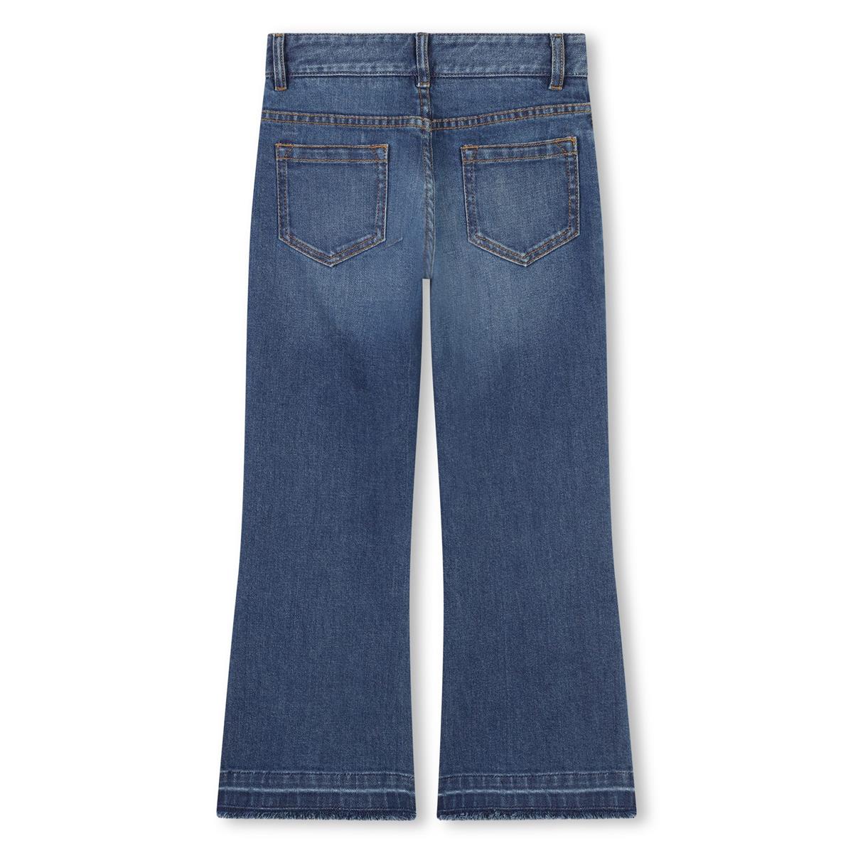 Girls Blue Denim Trousers