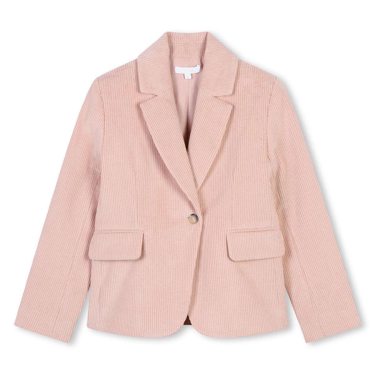 Girls Pink Corduroy Suit