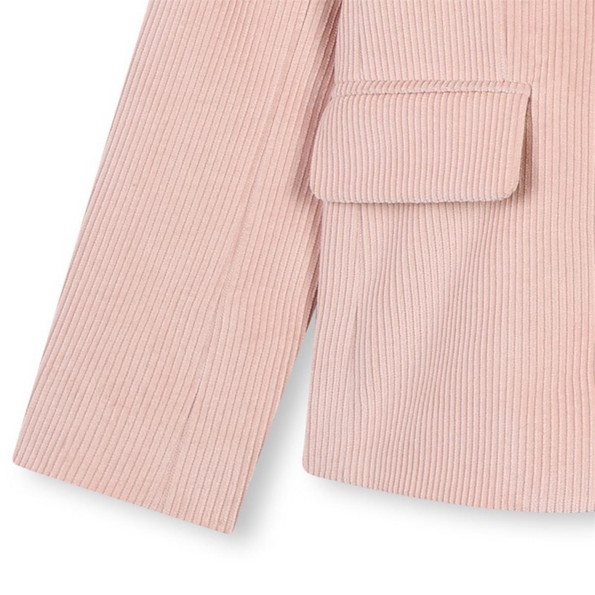 Girls Pink Corduroy Suit