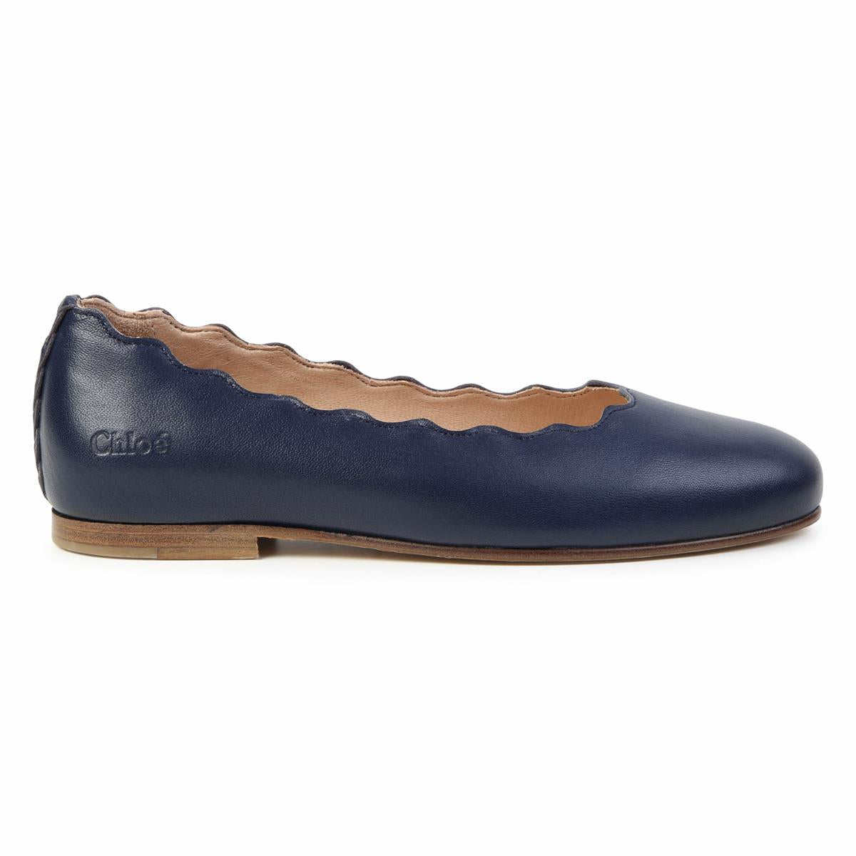 Girls Blue Flat Shoe