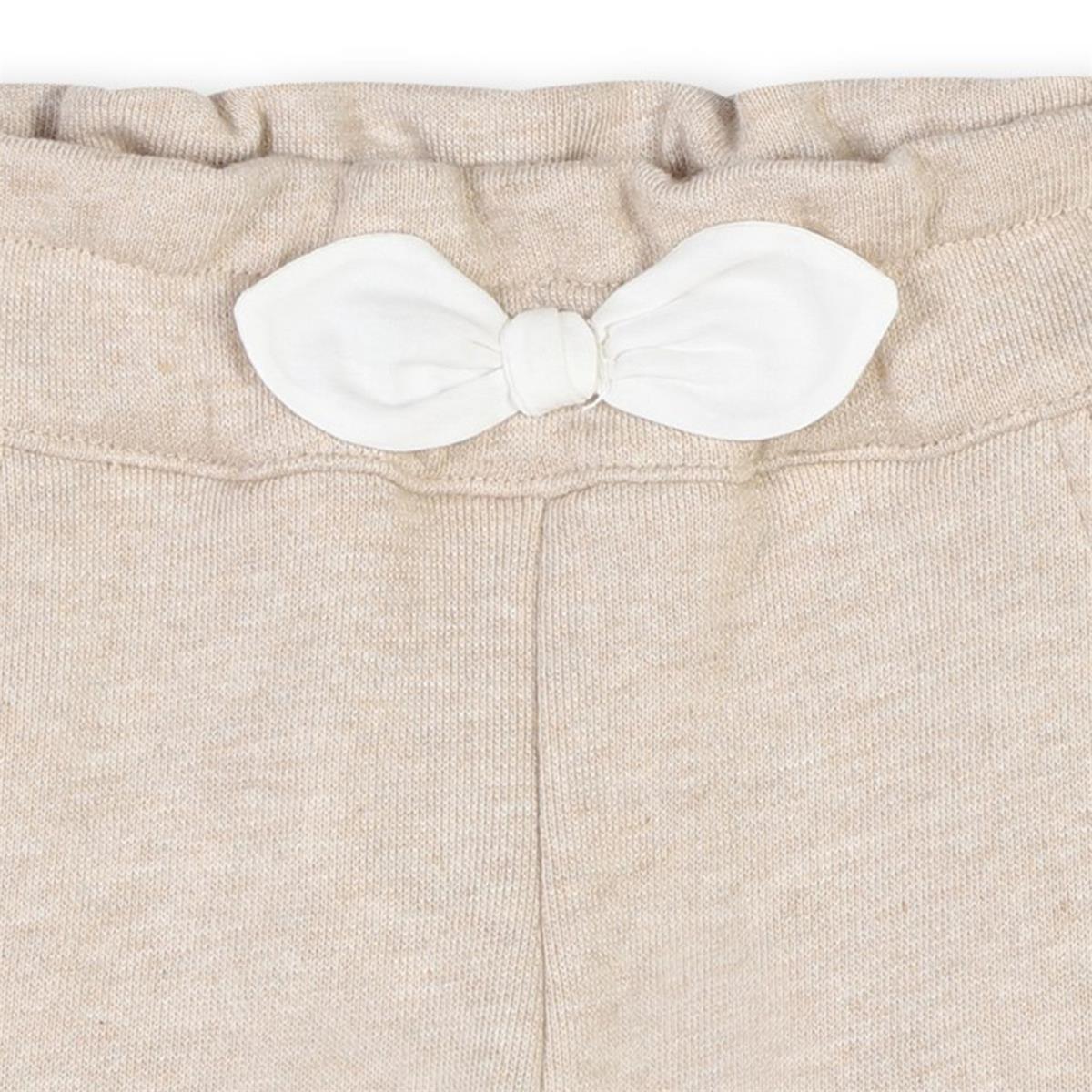 Baby Girls Beige Cotton Trousers