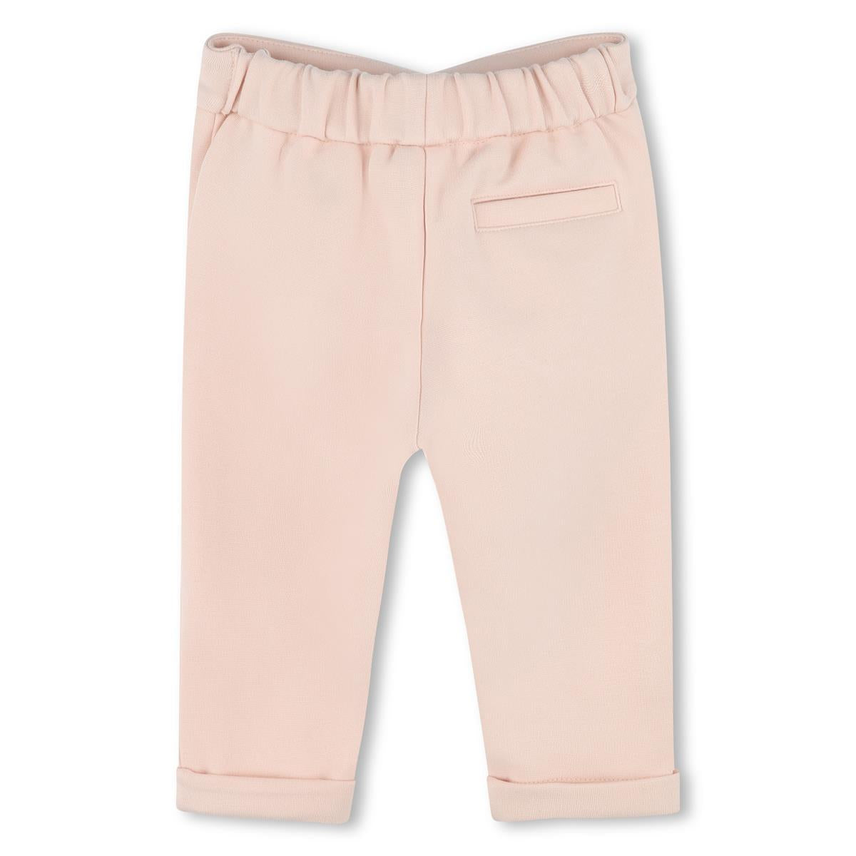 Baby Girls Rose Cotton Trousers