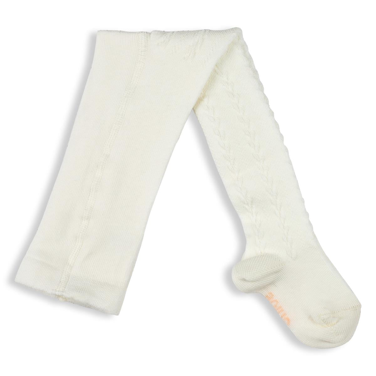 Baby Girls White Cotton Tights