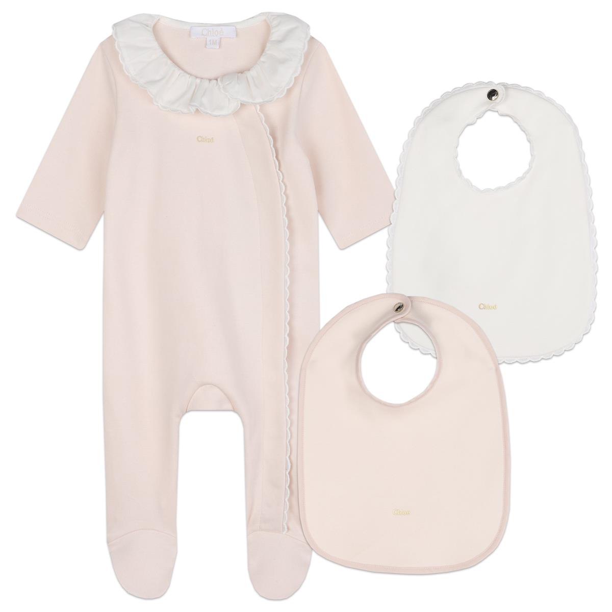 Baby Girls Rose Babysuit Set