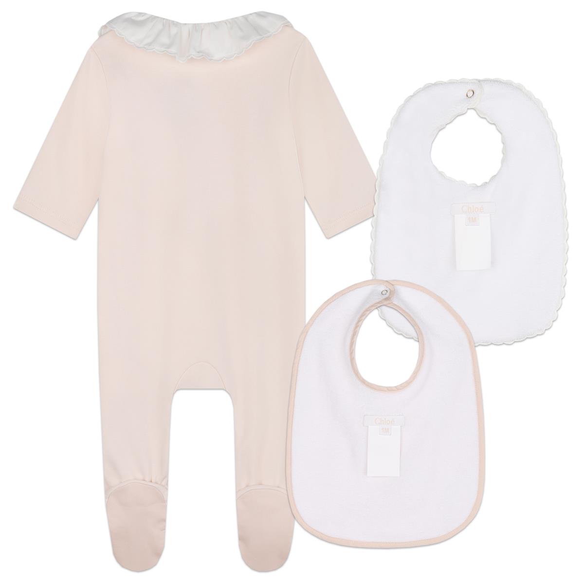 Baby Girls Rose Babysuit Set