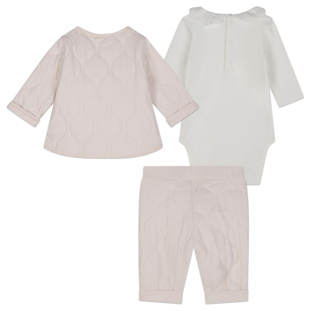 Baby Girls Rose Cotton Set