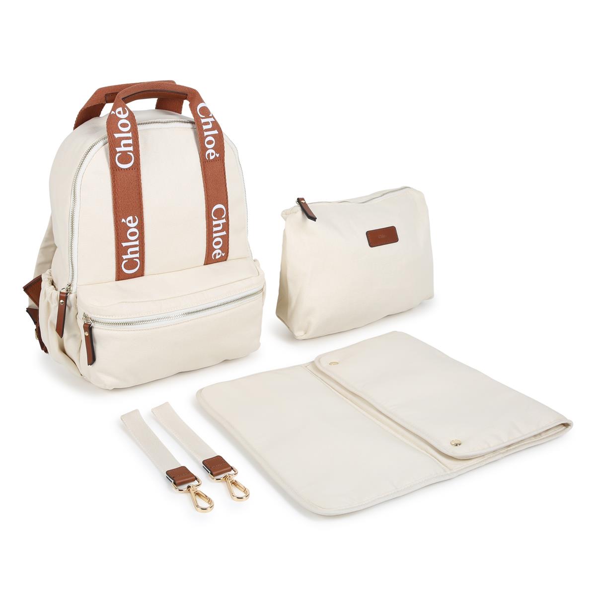 Girls White Backpack(28x12x36cm)