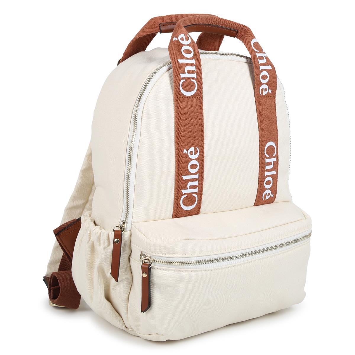 Girls White Backpack(28x12x36cm)