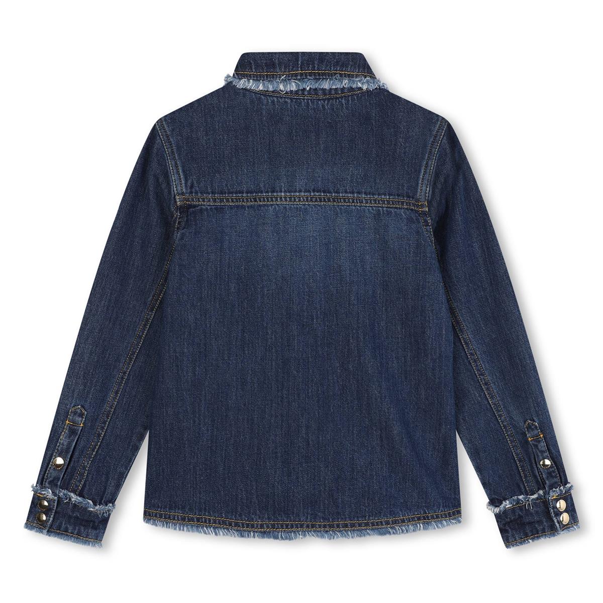 Girls Blue Denim Shirt