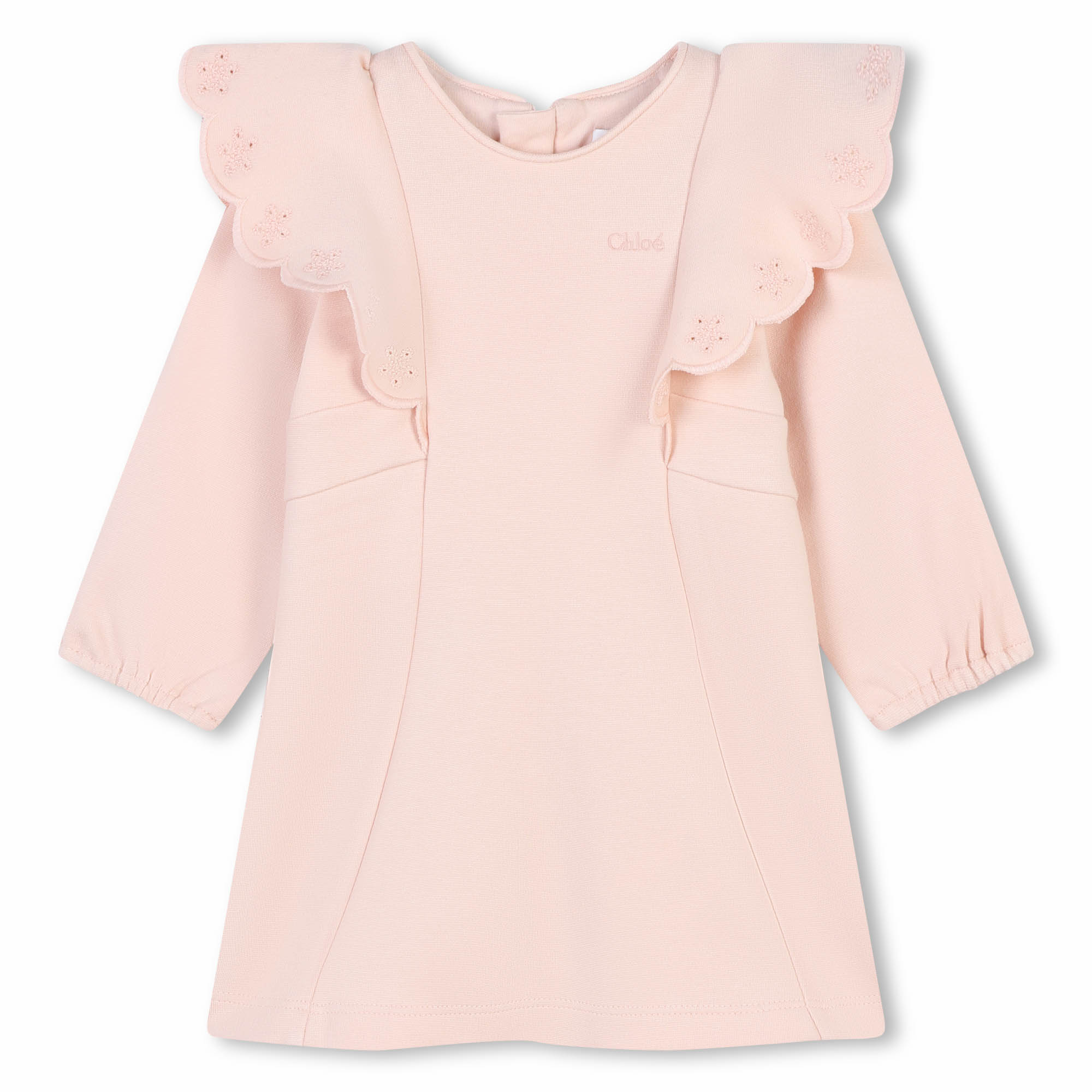 Baby Girls Pink Ruffled Dress