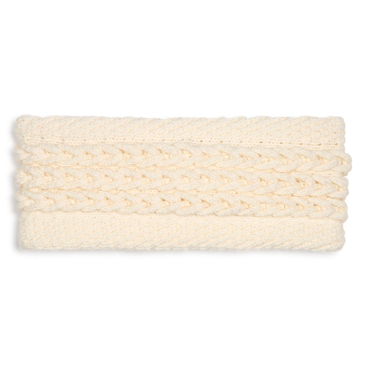 Girls Beige Knit Headband