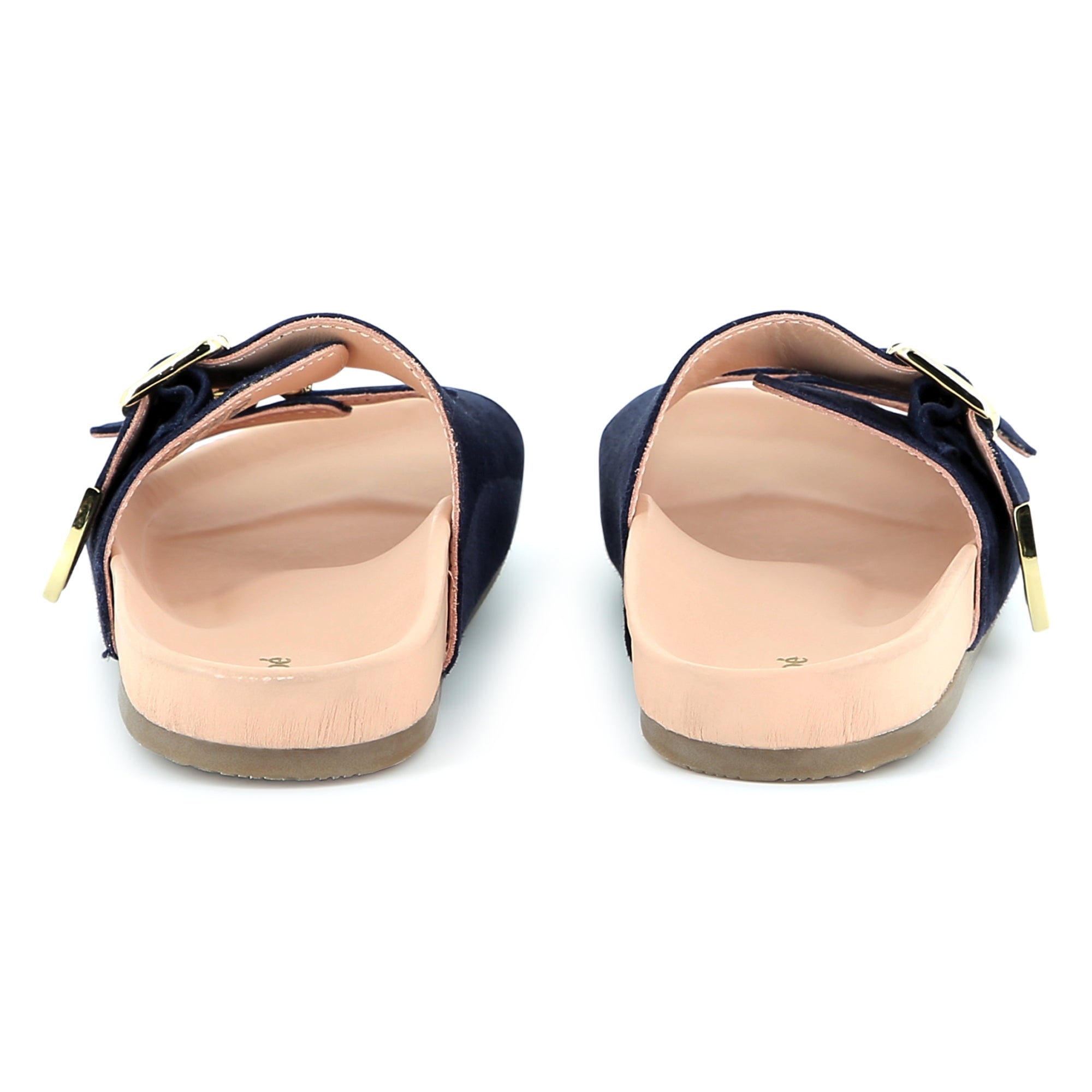 Girls Dark Blue Slippers
