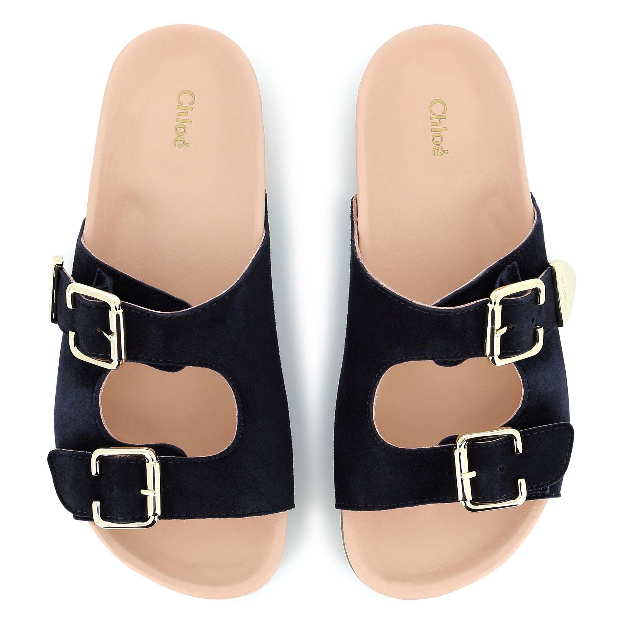 Girls Dark Blue Slippers