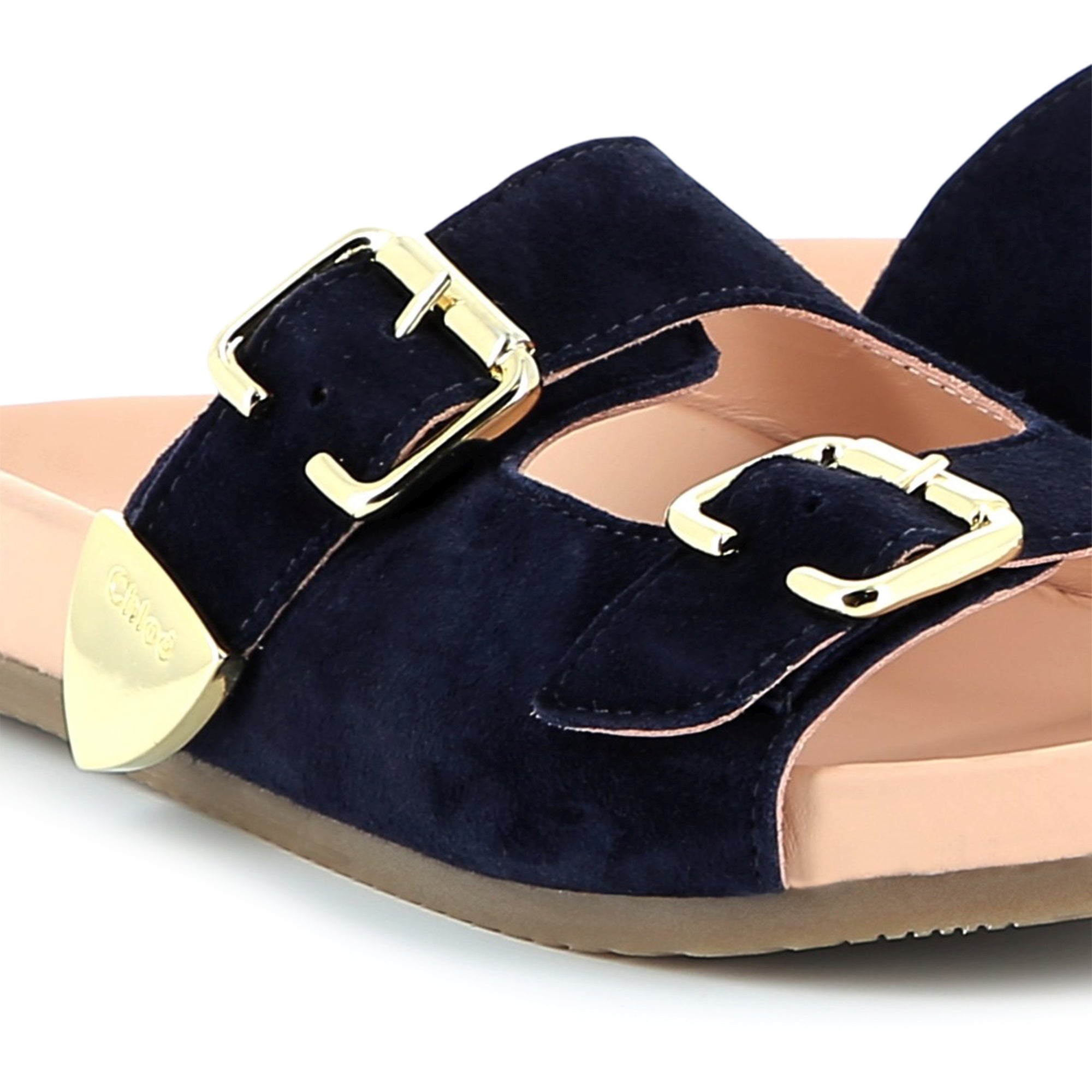 Girls Dark Blue Slippers