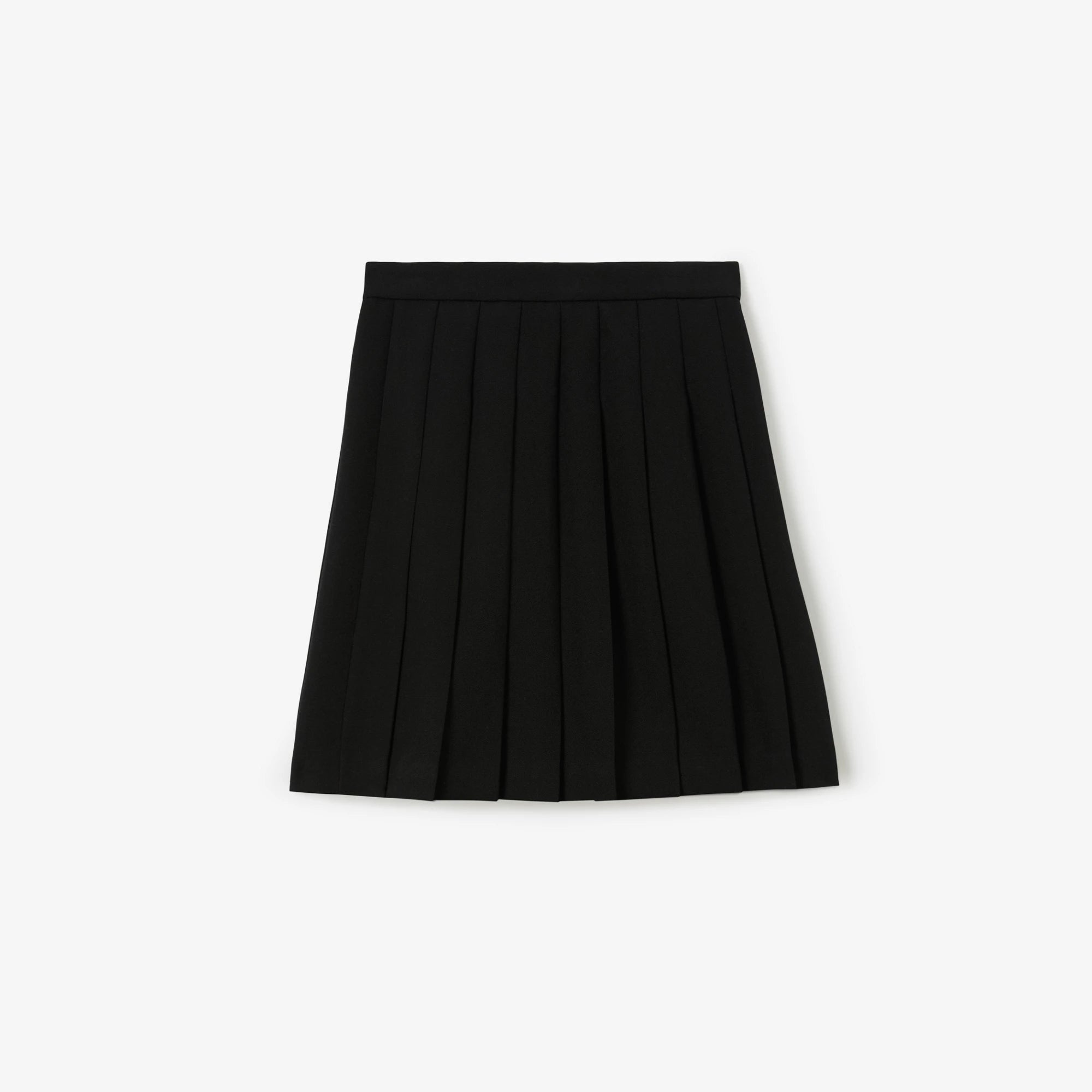 Girls Black Pleated Skirt